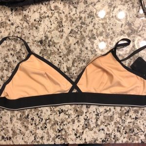 Madewell Black/Tan Bralette